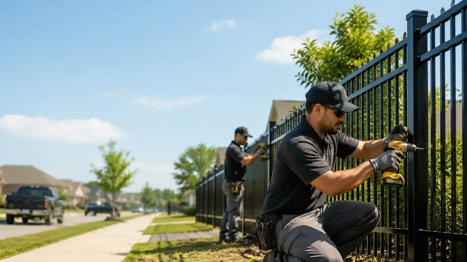 Metal Fence Installation in De Berry, TX